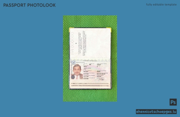 Vorschau eines Beispiels für ein Passfoto aus Malawi